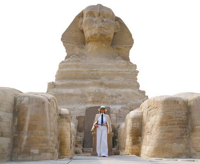 Melania Trump w Kairze